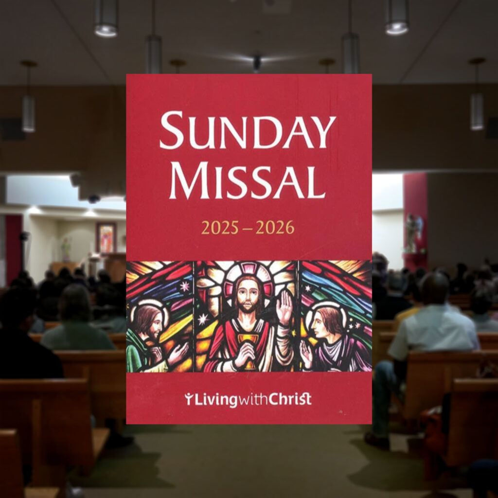 Sunday Missals now available for sale in the Narthex • $5