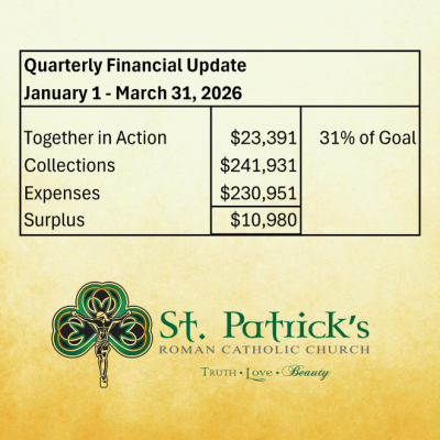 St. Patrick's Financial Update R